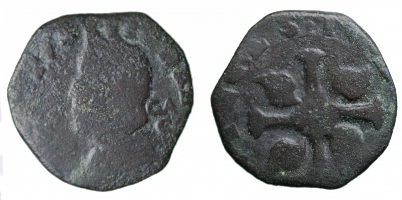 Regno di Napoli. Filippo IV (1621-1665) 3 cavalli 1636 o 1638 sigle GA/C. gr.2,3...