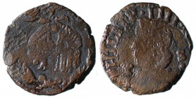 Regno di Napoli. Filippo IV (1621-1665) Tornese. AE gr.5,02 MB