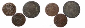 Savoia. Vittorio Amedeo III. Lotto di 3 monete da catalogare