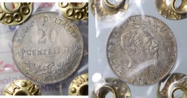 Vittorio Emanuele II. 20 centesimi 1863 Milano. Periziata Marcoccia FDC. Ex Collezione Zante