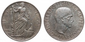 Vittorio Emanuele III. 10 lire 1936 Impero AG BB