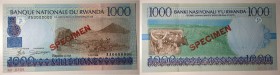 Rwanda. 1000 Francs 1998 SPECIMEN FDS