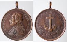 Medaglie papali. Leone XIII. Medaglia anno 1887 giubileo sacerdotale. AE gr. 12,3 mm 30