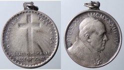 Papali. Pio XI medaglia giubileo della redenzione. gr 7,43 mm 25,3