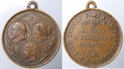 Parigi. Medaglia souvenir esposizione universale del 1867. AE gr. 6,31