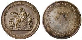 Torino. Medaglia premio Scuole Tecniche operaie San Carlo in Torino. 1920-1921 AG gr.10,60 mm 30,5