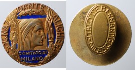 Distintivo Società Nazionale Dante Alighieri Comitato di Milano