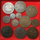 Regno d'Italia. Lotto di monete Umberto I e Vittorio Emanuele II, incluse date non comuni.