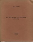 BASTIEN P. - Le monnayage de Magnence 350 - 353. Wetteren, 1964. pp. 236, tavv. 18. ril. / tela con scritte, ottimo stato.