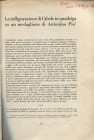 BELLONI G. – La raffigurazione di Cibele in quadriga su un medaglione di Antonino Pio. Milano, 1943. Pp. 11 – 24, tavv. 2. Ril cart. Buono stato, raro...