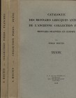 BOUTIN S. - Catalogue des monnaies greques antiques de l'ancienne collection Pozzi. Monnaies frappees en Europe. Maastricht, 1979. N° 2 Voll. < texte ...