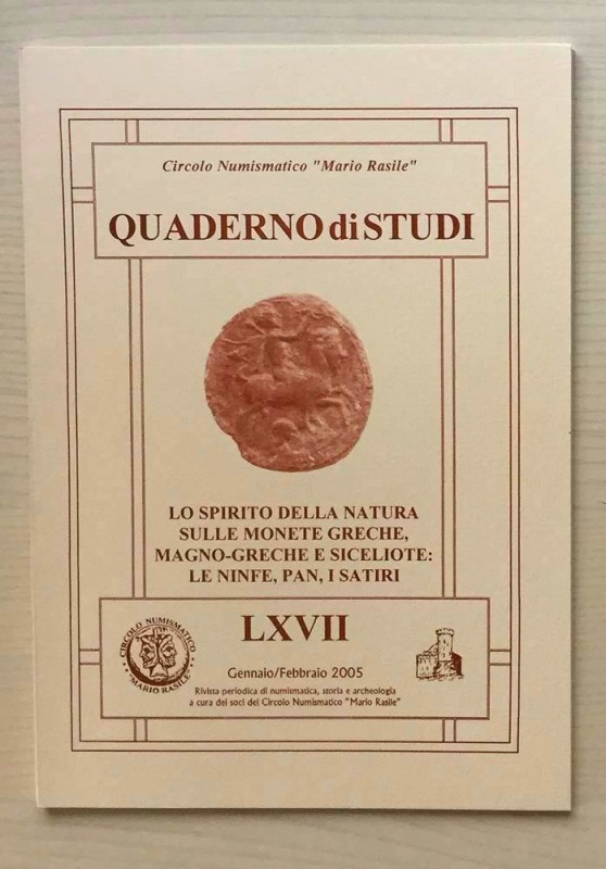 Circolo Numismatico “Mario Rasile” Quaderno di studi LXVII, Formia, Gennaio- Feb...
