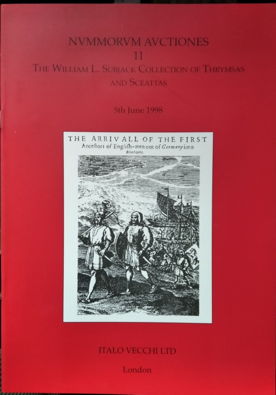 NUMMORUM AUCTIONES – Auction n. 11. London, 5 june 1998. The William L. Subjack ...