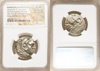 MACEDONIAN KINGDOM. Alexander III the Great (336-323 BC). AR tetradrachm (25mm, 17.03 gm, 7h). Choice XF 5/5 - 4/5. Posthumous issue of Amphipolis, ca...