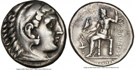 MACEDONIAN KINGDOM. Alexander III the Great (336-323 BC). AR tetradrachm (25mm, 8h). NGC VF, brushed. Posthumous issue of Amphipolis, under Cassander,...