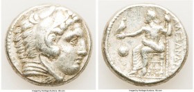 MACEDONIAN KINGDOM. Alexander III the Great (336-323 BC). AR tetradrachm (24mm, 17.04 gm, 11h). About VF. Lifetime issue of Amphipolis, ca. 336-323 BC...