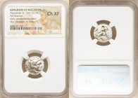 MACEDONIAN KINGDOM. Alexander III the Great (336-323 BC). AR drachm (16mm, 6h). NGC Choice XF. Late lifetime-early posthumous issue of Sardes, ca. 323...