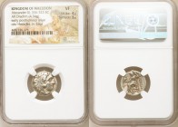 MACEDONIAN KINGDOM. Alexander III the Great (336-323 BC). AR drachm (17mm, 4.34 gm, 12h). NGC VF 4/5 - 3/5. Early posthumous issue of Colophon, ca. 31...