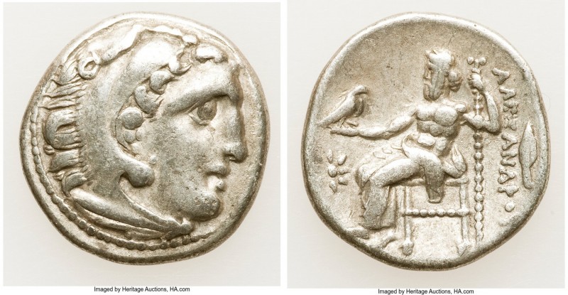 MACEDONIAN KINGDOM. Alexander III the Great (336-323 BC). AR drachm (18mm, 4.12 ...