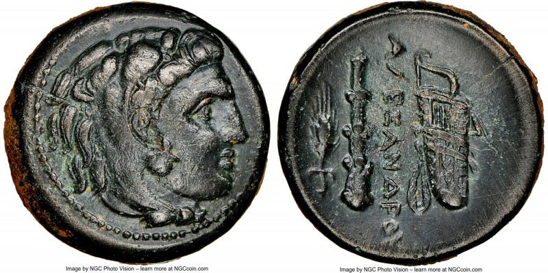 MACEDONIAN KINGDOM. Alexander III the Great (336-323 BC). AE unit (18mm, 3h). NG...