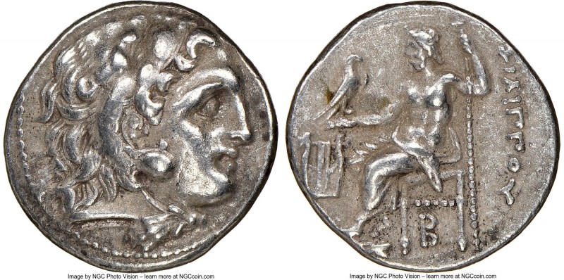 MACEDONIAN KINGDOM. Philip III Arrhidaeus (323-317 BC). AR drachm (17mm, 12h). N...