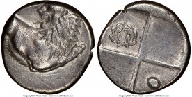 THRACE. Chersonesus. Ca. 4th Century BC. AR hemidrachm (12mm, 2.27 gm). NGC Choice XF 4/5 - 3/5, scratches. Persic standard, ca. 400-350 BC. Forepart ...