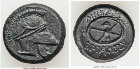 THRACE. Mesembria. Ca. 300-250 BC. AE (19mm, 5.84 gm, 12h). Choice XF. Attic helmet right / METAM / BPIANΩN, wheel.

HID09801242017

© 2020 Heritage A...