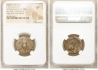 IONIA. Ephesus. Ca. 4th century BC. AR tetradrachm (22mm, 15.28gm, 12h). NGC VF. Parthenios, magistrate. E-Φ, bee with straight wings seen from above ...