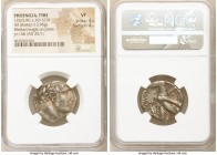 PHOENICIA. Tyre. Ca. 126/5 BC-AD 67-8. AR shekel (24mm, 13.95 gm, 12h). NGC VF 4/5 - 4/5. Dated Civic Year 146 (AD 20/1). Laureate bust of Melqart rig...
