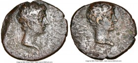 THRACIAN KINGDOM. Rhoemetalces I (ca. 11 BC-AD 12). AE19 (6h). NGC Choice F. Uncertain mint in Thrace. BAΣIΛEΩΣ ΡOIMHTAΛKOY, laureate head of Rhoemeta...