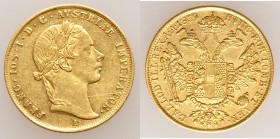 Franz Joseph I gold Ducat 1859-A AU (Scratch), Vienna mint, KM2263. 20mm. 3.45gm. AGW 0.1107 oz. 

HID09801242017

© 2020 Heritage Auctions | All ...