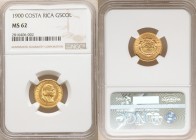 Republic gold 5 Colones 1900 MS62 NGC, KM142. AGW 0.1126 oz. 

HID09801242017

© 2020 Heritage Auctions | All Rights Reserved
