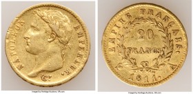 Napoleon gold 20 Francs 1811-A VF, Paris mint, KM695.1. AGW 0.1867 oz. 

HID09801242017

© 2020 Heritage Auctions | All Rights Reserved