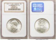 Schaumburg-Lippe. Albrecht Georg 3 Mark 1911-A MS64 NGC, Berlin mint, KM55. Commemorates death of Prince Georg. 

HID09801242017

© 2020 Heritage ...