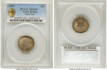 Victoria 6 Pence 1887 MS65+ PCGS, KM757. Last year of type. Attractive olive-gray and russet toning. 

HID09801242017

© 2020 Heritage Auctions | ...
