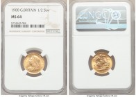 Victoria gold 1/2 Sovereign 1900 MS64 NGC, KM784. Glowing luster. AGW 0.1177 oz. 

HID09801242017

© 2020 Heritage Auctions | All Rights Reserved