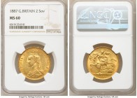 Victoria gold 2 Pounds 1887 MS60 NGC, KM768, S-3865. Jubilee head. One year type. AGW 0.4710 oz. 

HID09801242017

© 2020 Heritage Auctions | All ...