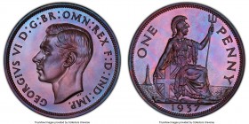 George VI Proof Penny 1937 PR66 Brown PCGS, KM845, S-4114. Sheathed in magenta and blue toning. 

HID09801242017

© 2020 Heritage Auctions | All R...