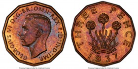 George VI Proof 3 Pence 1937 PR66 PCGS, KM849, S-4112. Nickel-brass 3 Pence. 

HID09801242017

© 2020 Heritage Auctions | All Rights Reserved