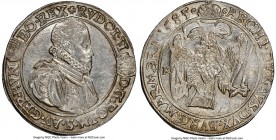 Rudolf II Taler 1585-KB UNC Details (Obverse Cleaned) NGC, Kremnitz mint, Dav-8066. Lustrous with hairlines. 

HID09801242017

© 2020 Heritage Auc...