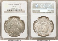 Ferdinand VII 8 Reales 1809 Mo-HJ AU58 NGC, Mexico City mint, KM110. Dove-gray and pastel peach toned over lustrous fields. 

HID09801242017

© 20...