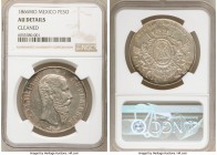 Maximilian Peso 1866-Mo AU Details (Cleaned) NGC, Mexico City mint, KM388.1. Two year type. 

HID09801242017

© 2020 Heritage Auctions | All Right...