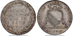 Zurich. Canton 40 Batzen 1813-B MS62 NGC, KM191, Dav-366, DT-18. 

HID09801242017

© 2020 Heritage Auctions | All Rights Reserved
