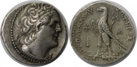 Griechische Munzen, AEGYPTUS. KONIGREICH DER PTOLEMAER Ptolemaios II. Philadelphos, 283 - 246 v.Chr. Tetradrach­me Silber (13,96g). 254/253 v. Chr. Mz...