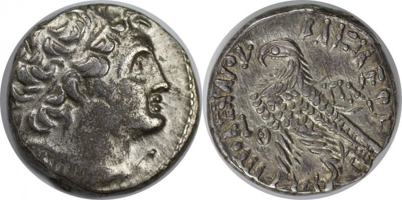 Griechische Munzen, AEGYPTUS. Ptolemaios IX. Tetradrachme 111/112 v. Chr., SNG C...