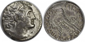 Griechische Munzen, AEGYPTUS. Ptolemaios IX. Tetradrachme 111/112 v. Chr., SNG Cop 355. 13.69 g. Sehr schon-vorzuglich