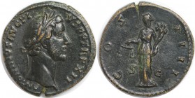Romische Munzen, MUNZEN DER ROMISCHEN KAISERZEIT. Antoninus Pius 138-161 n. Chr. Sesterz 148-149 n. Chr. 23.35g. Ric.: 855, Cohen: 2321, Sehr schon, B...