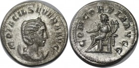 Romische Munzen, MUNZEN DER ROMISCHEN KAISERZEIT. Rom. Otacilia Severa. Antoninianus 252 AD, 2.64 gms. Silber. RIC 125c. Stempelglanz