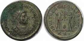 Romische Munzen, MUNZEN DER ROMISCHEN KAISERZEIT. Maximianus Herculius, 286-310 n.Chr., Antoninianus 285-295 n.Chr., Antiochia, AE. 4.33 g. Buste r. m...