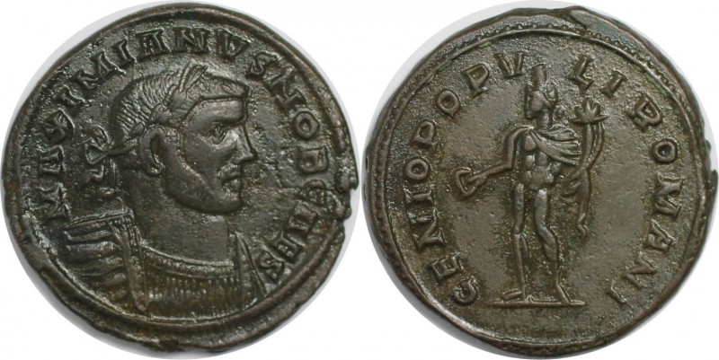 Romische Munzen, MUNZEN DER ROMISCHEN KAISERZEIT. Maximianus II. Galerius als Ca...